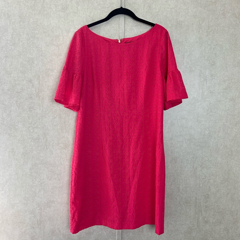 Karl Lagerfeld Pink Eyelet Dress